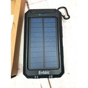 Solar Power Bank Portable Charger 20000mah Waterproof Battery Backup Charger